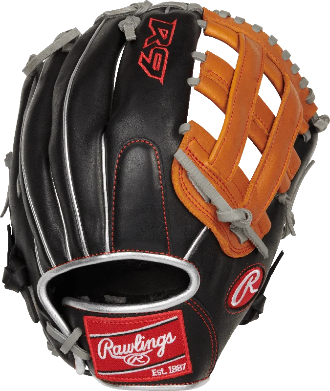 Fielding Gloves for glove hand fit-Rawlings R9 Contour Series 12" Infield/Pitcher's Baseball Glove: R9120U-6BT