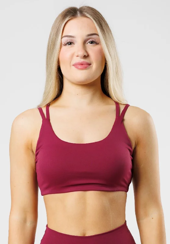 Sportswear/Tops workout playlist-RecStretch Radiate Bra Blackberry