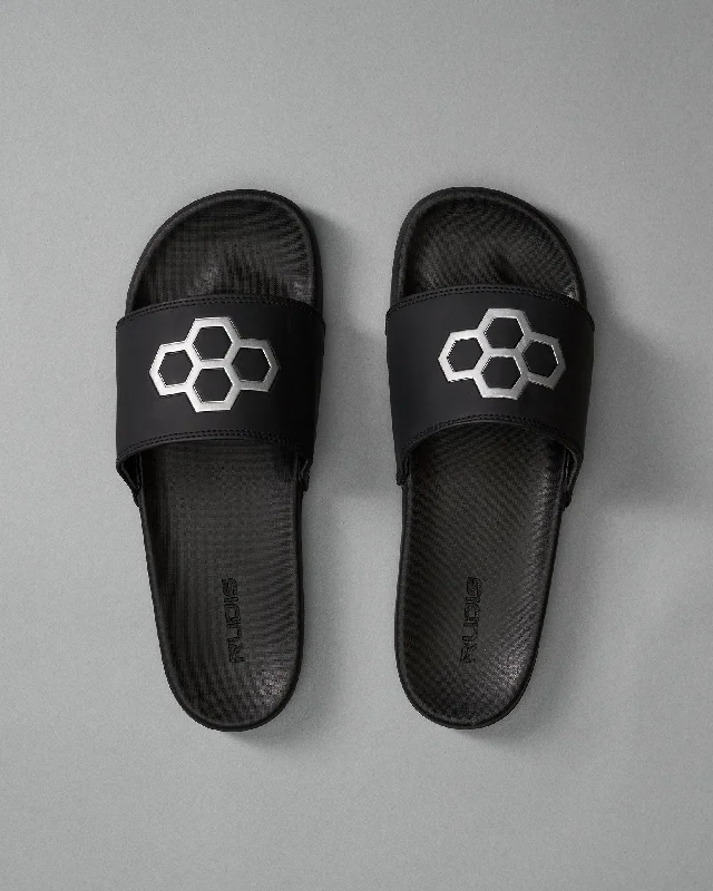 RUDIS Chrome Hex Adult Slides