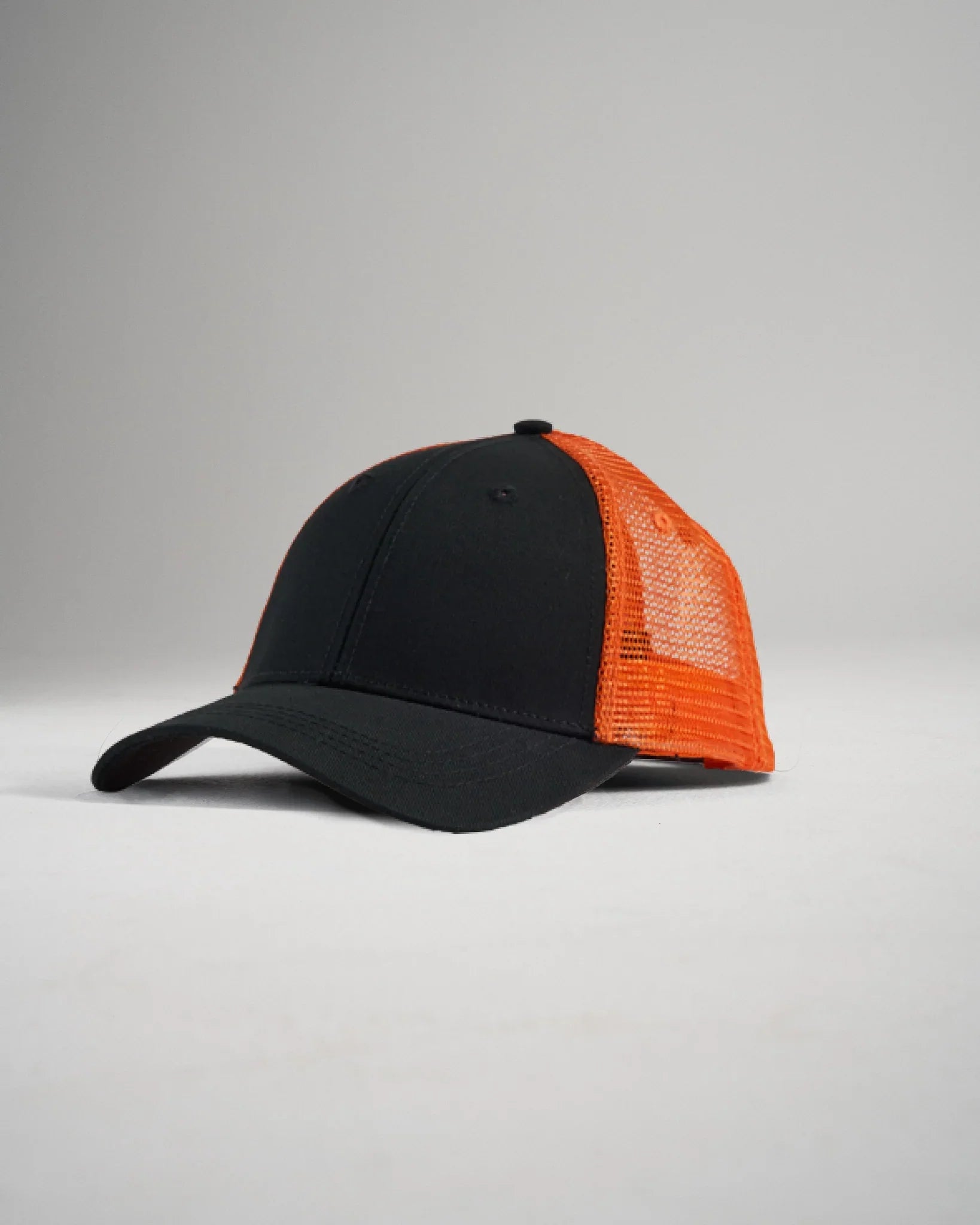 RUDIS Embroidered Wrestling Trucker Hat - Black/Orange