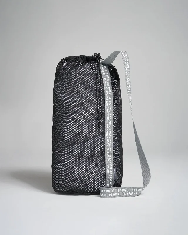 RUDIS Mesh Drawstring Bag - Black