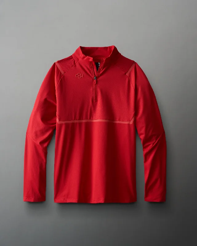 RUDIS Vent 1/4 Zip - Red