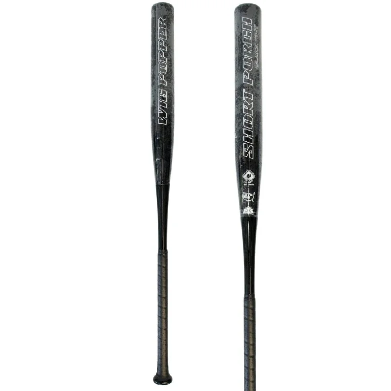 Short Porch Wig Popper Kevlar 12" End Loaded 1PC SSUSA Senior Slowpitch Softball Bat: Black Out