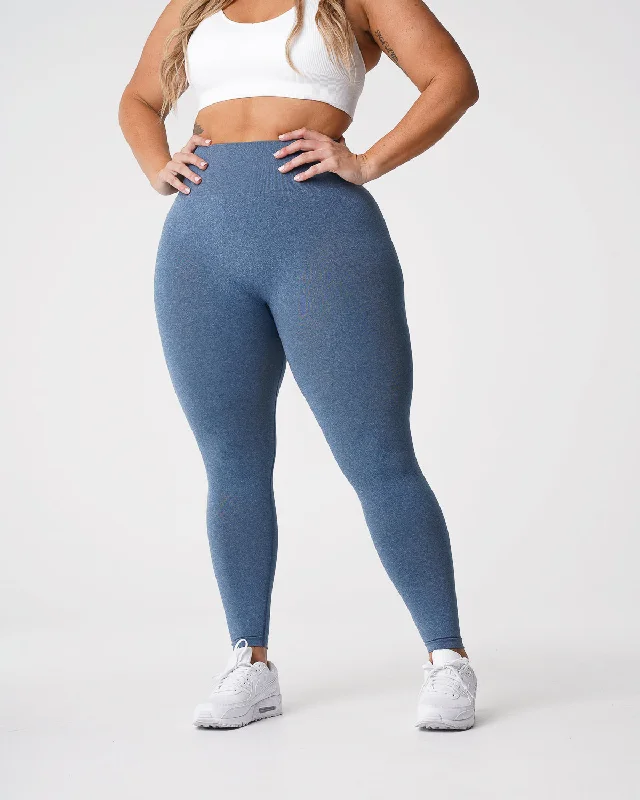 Sportswear/Tops bundle deals-Slate Blue NV Seamless Leggings