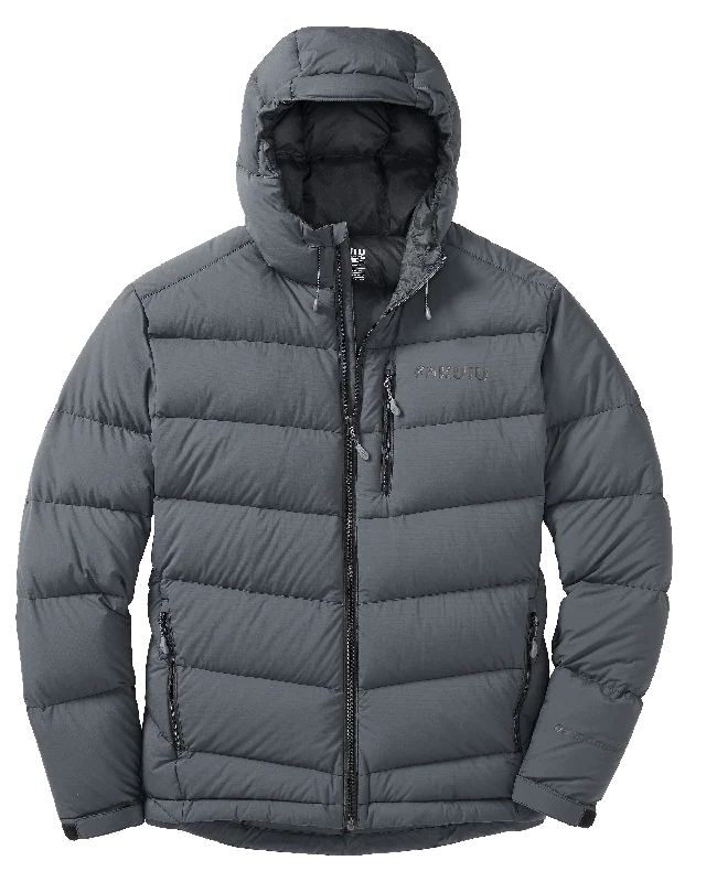 Super Down PRO Hooded Jacket | Gunmetal