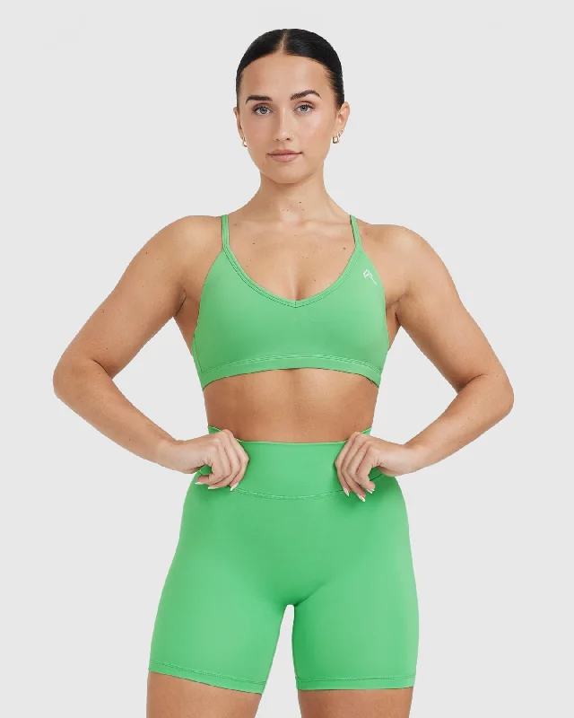 Sportswear/Tops add to cart-Timeless Strappy Bralette | Jade