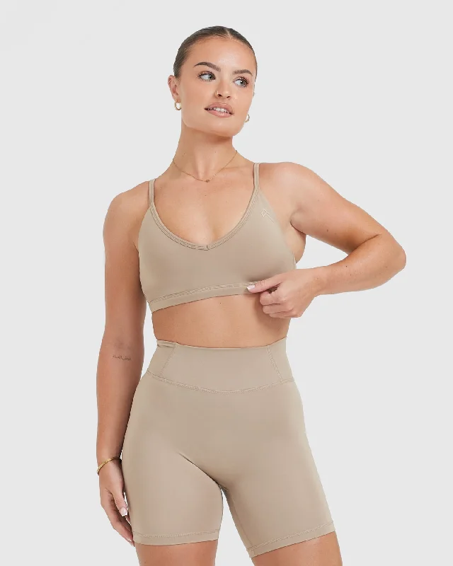 Sportswear/Tops track order-Timeless Strappy Bralette | Sandstone