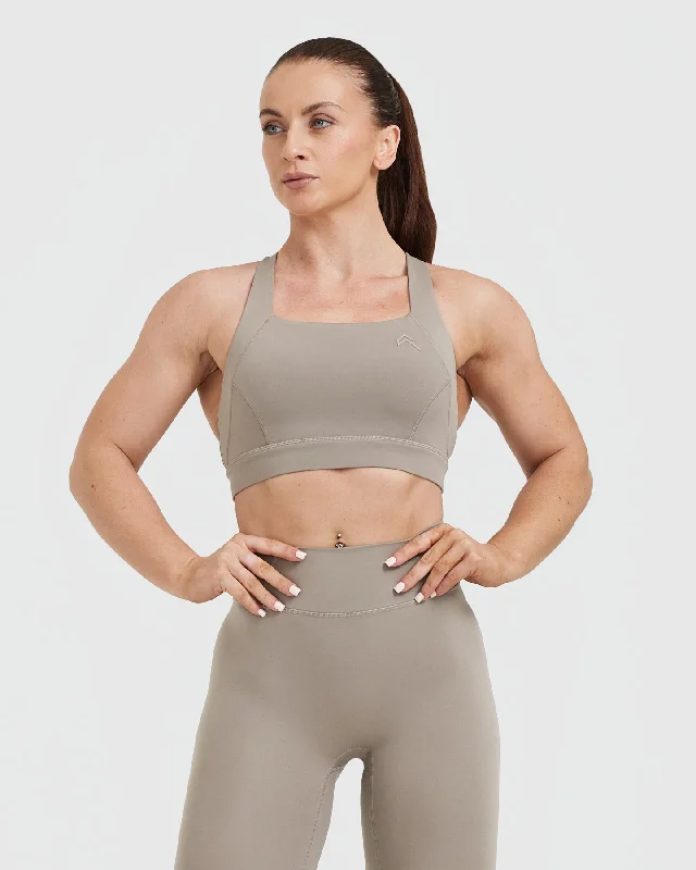 Sportswear/Tops wrinkle-free-Timeless Wide Strap Sports Bra | Minky