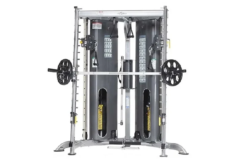 Multi-station home gym with versatile exercises-TuffStuff Evolution Corner Multi-Functional Trainer Home Gym System (CXT-200) w/ Smith Press Attachment (CXT-225) ( (🎁HOLIDAY SALE - Extra 10% Off!)