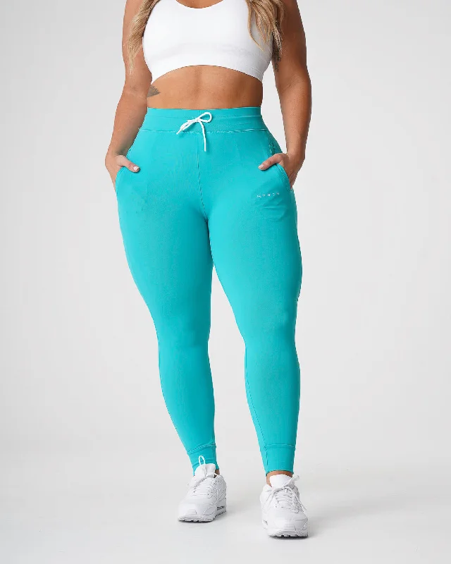 Sportswear/Tops endurance wear-Turquoise Joggers