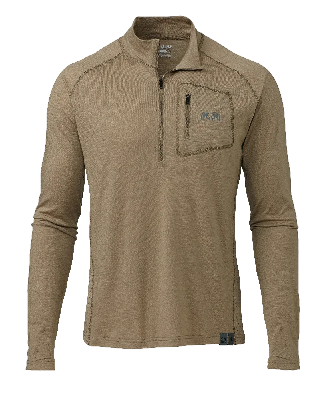 ULTRA Merino 145 Zip-T Hunting Shirt | Khaki