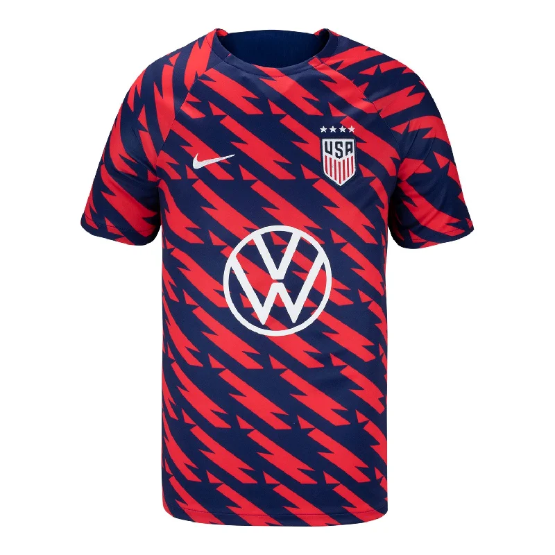 Youth Nike USWNT 2023 VW Pre-Match Red Top