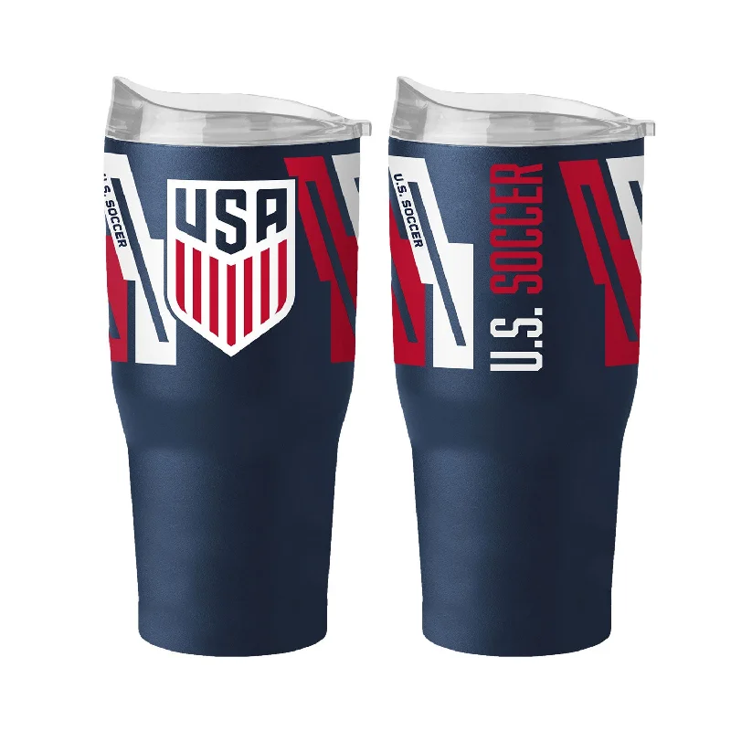 Logo Brands USA 30 oz. Navy Stainless Tumbler