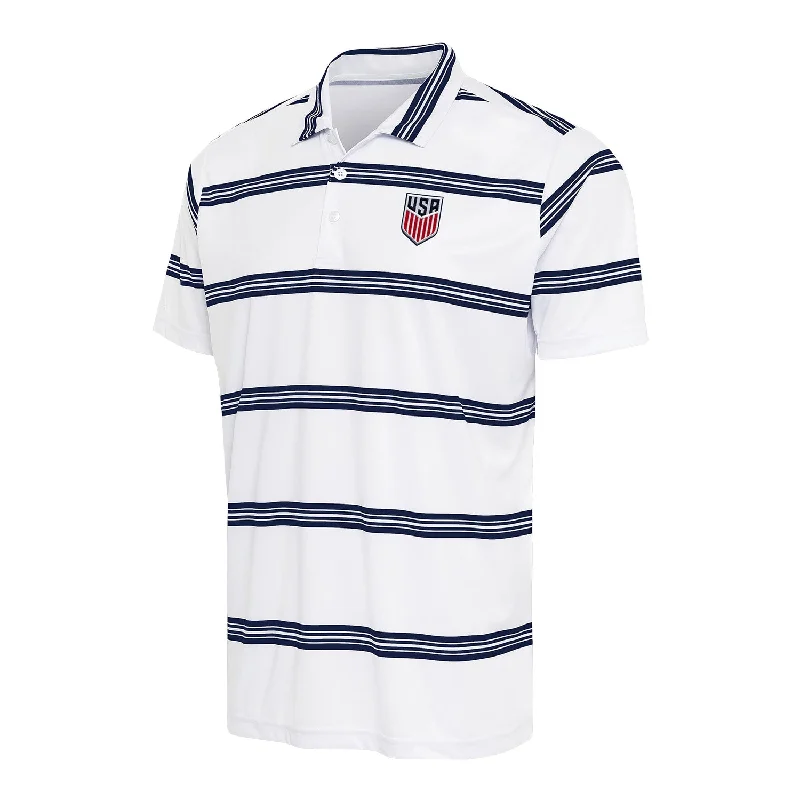 Men's Antigua USMNT Groove White Polo