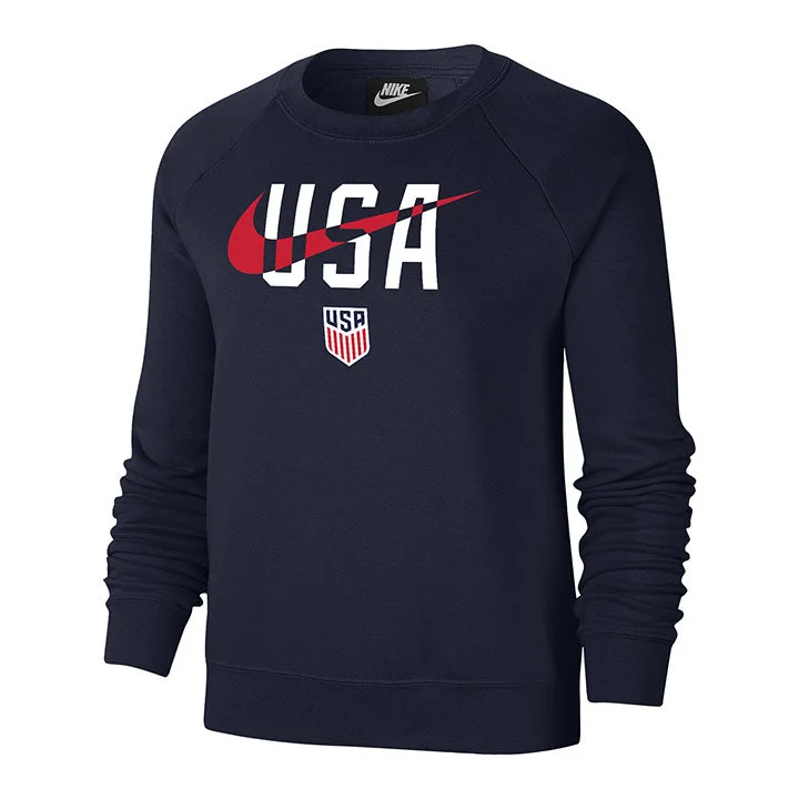 Men's Nike USMNT USA Swoosh Navy Crew