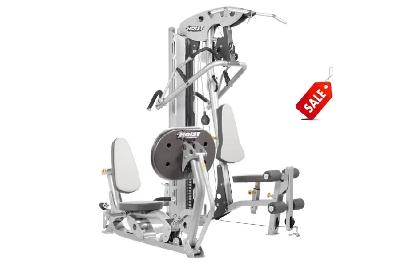 Multi-station home gym for small flats-Hoist V Express Home Gym w/ Leg Press