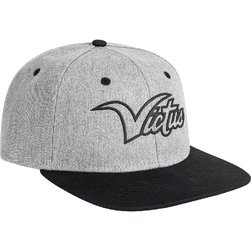 Victus Outline Scripted Trucker Hat: VAHTOUSCR-GY/BK-A