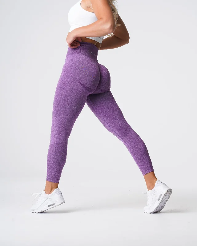 Sportswear/Tops exclusive offers-Violet Curve Seamless Leggings