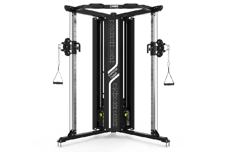 Multi-station home gym for novice users-Warrior FT900 Cable Pulley Functional Trainer Home Gym (🎁HOLIDAY SALE)