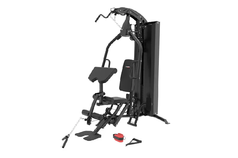 Multi-station home gym for space-efficient design-Warrior HG500 Home Gym with Leg Press