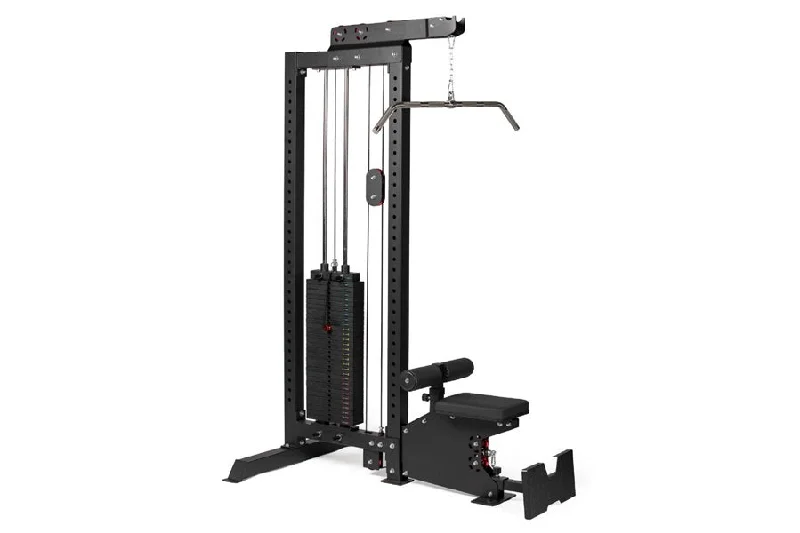 Multi-station home gym for power training-Warrior Lat Pulldown / Low-Row Home Gym System