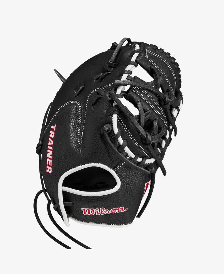 Fielding Gloves with glove strength-Wilson 11" First Base Baseball Training Mitt: WBW10091011