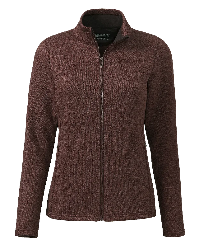 Women's Base Camp Full Zip Sweater | Windsor Wine Heather