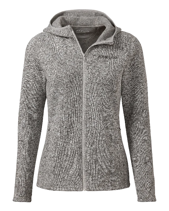 Women's Base Camp Hooded Sweater | Stone White Heather