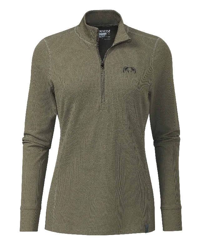 Women's PRO Merino 200 Zip-T | Ash