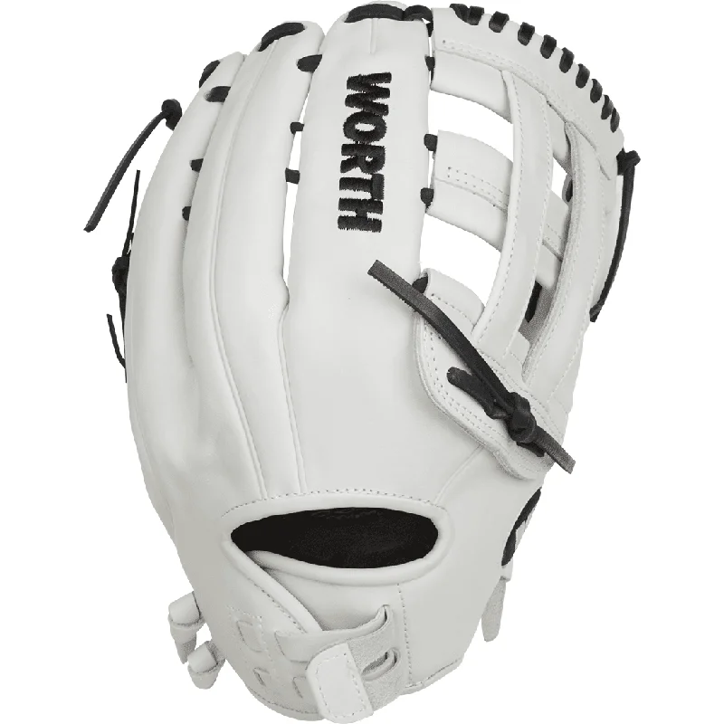 Fielding Gloves with top brands-Worth Freedom Series 13" Slowpitch Softball Glove: WWF130-6WB