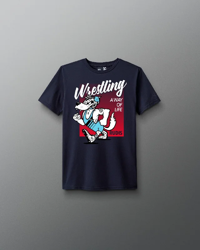 Wrestling Wolf Youth T-Shirt