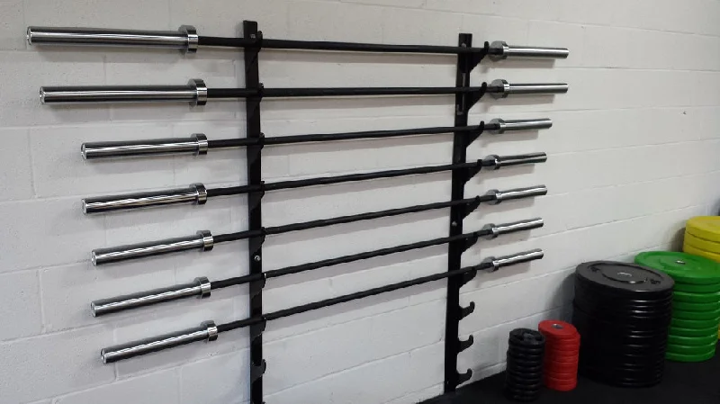 Barbell for gym strength-PowerFit Barbell "gun" rack