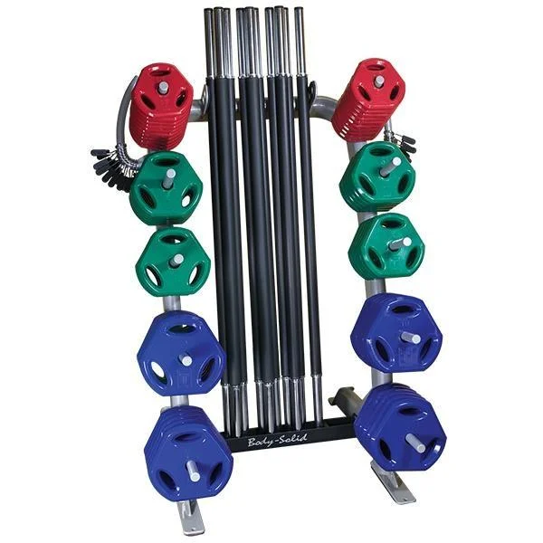 Barbell with weight variations-Body-Solid Cardio Barbell Package #GCRPACK *INCLUDES WEIGHTS*