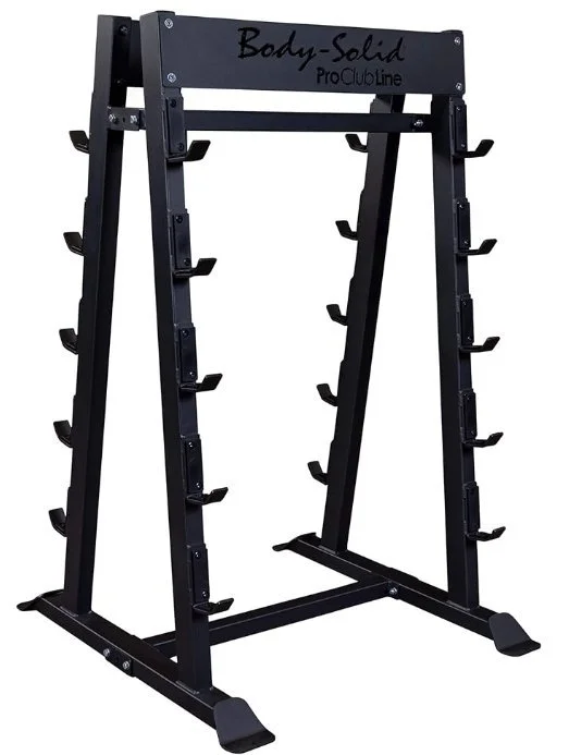 Barbell for bodybuilding strength-Body Solid Fixed Barbell Rack (Fits 10 barbells)