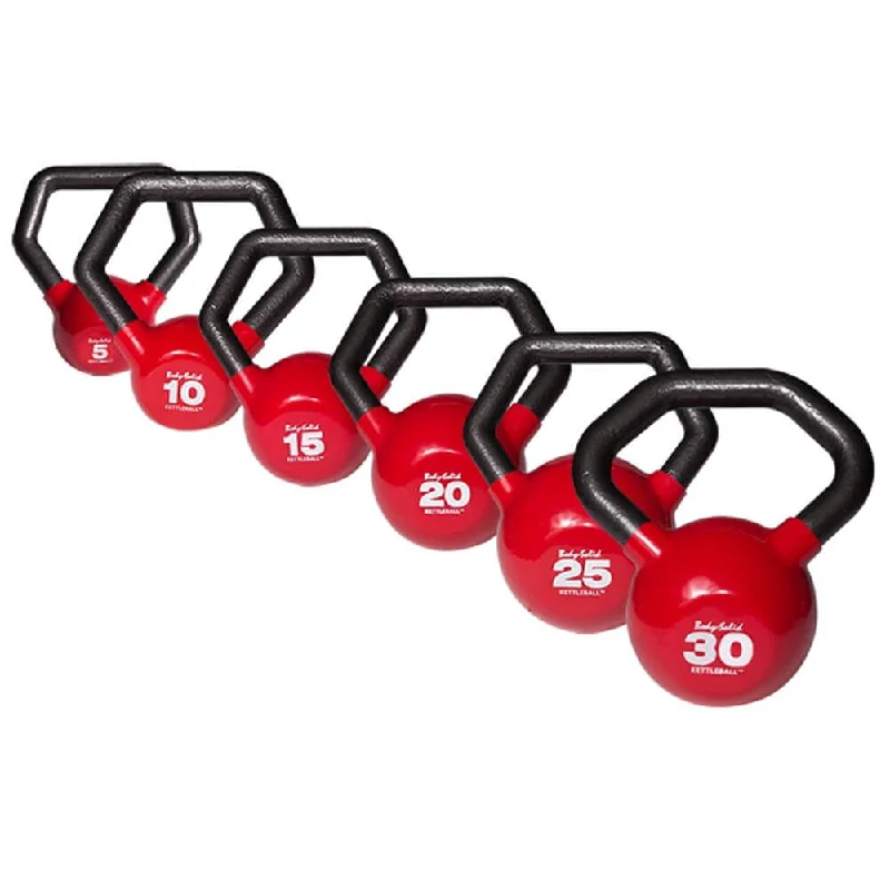 Kettlebell durable iron strength-Body-Solid Vinyl Dipped Kettlebell Sets KBLS