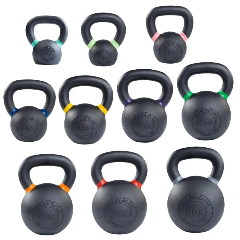 Kettlebell for dynamic strength palette-Body-Solid Premium Training Kettlebell Sets KBXS