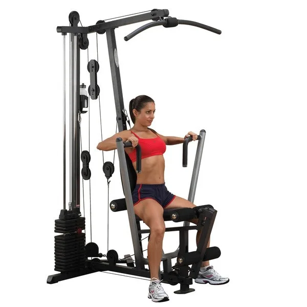 Multi-station home gym with pulley setup-Body-Solid Single Stack Home Gym G1S