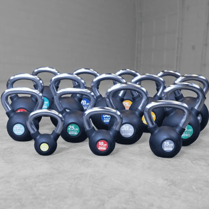 Kettlebell for fitness enthusiasts-Body-Solid Premium Kettlebell Sets - KBZS