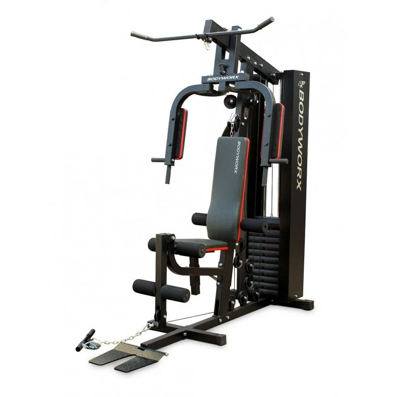 Multi-station home gym for weight exercises-Bodyworx Home Gym - LBX700HG