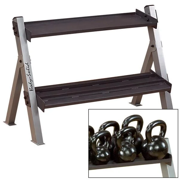 Kettlebell strong construction-Body Solid Dumbbell / KettleBell Rack