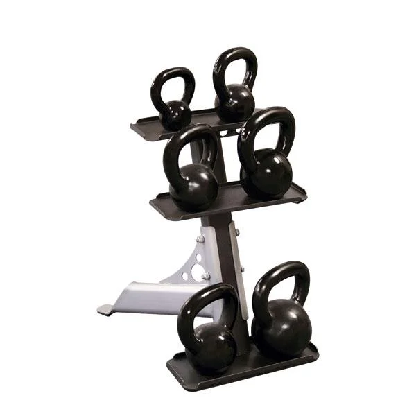 Kettlebell with glossy finish-Body Solid KettleBell Rack