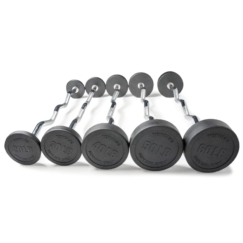 Barbell for heavy duty lifting-EZ Curl Barbell Sets - Pro-Style