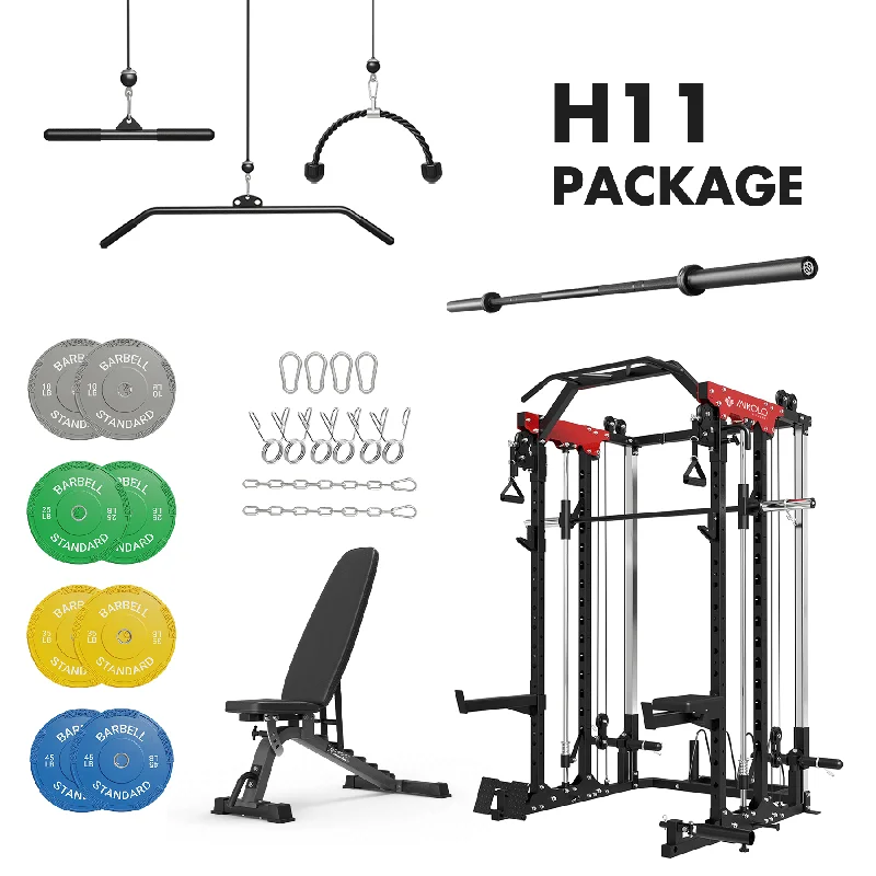 Multi-station home gym with matte coating-H11 Home Gym Package