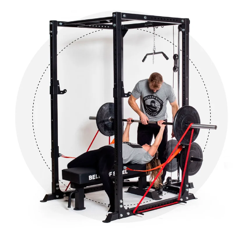 Multi-station home gym with dual cables-Home Gym Builder