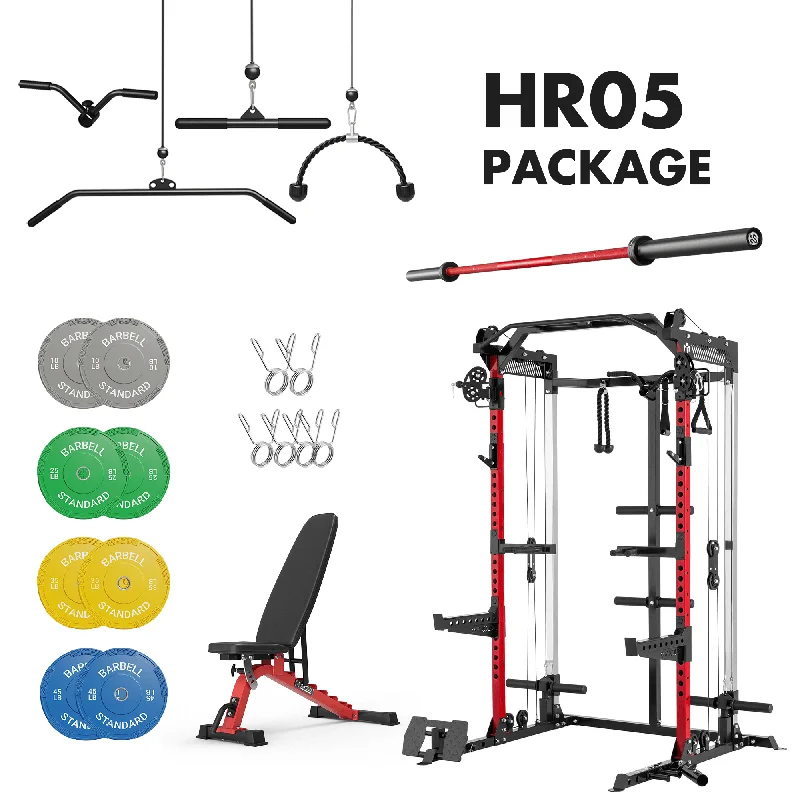 Multi-station home gym for affordable workouts-HR05 Home Gym Package