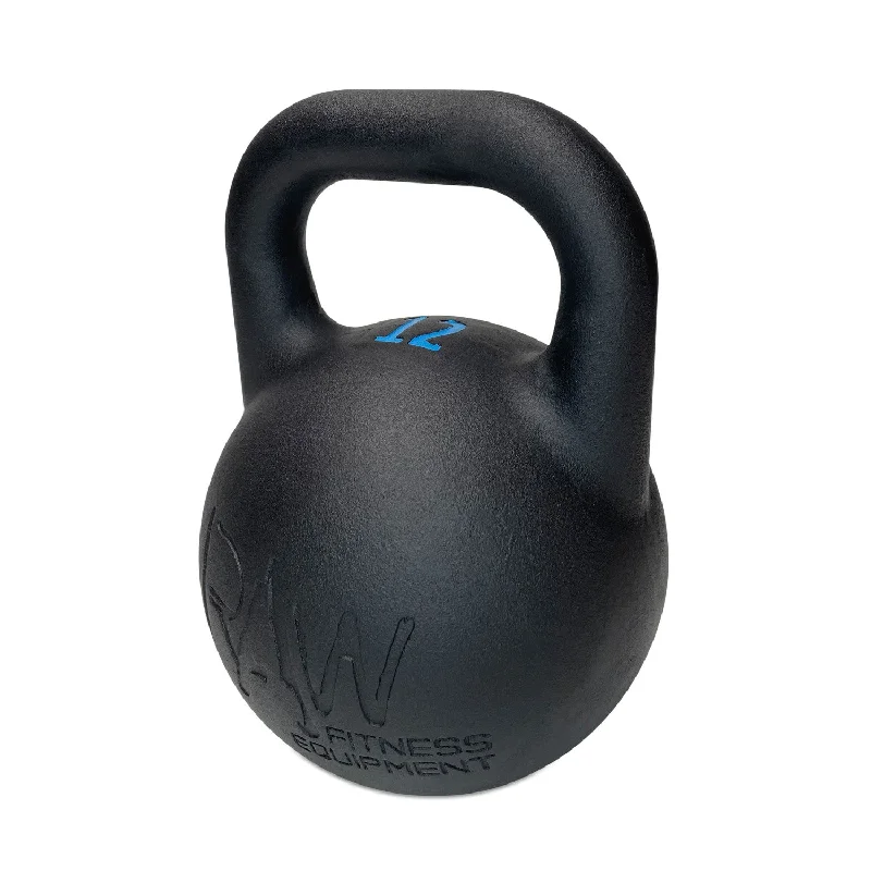 Kettlebell vibrant colors-Kettlebell Competition Premium Black - 12KG