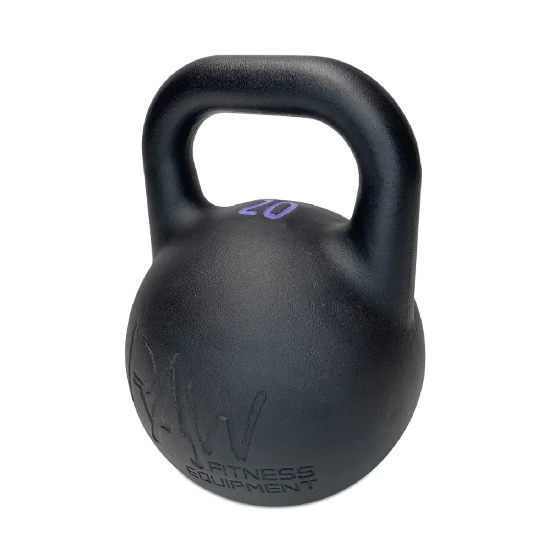 Kettlebell for gym use-Kettlebell Competition Premium Black - 20KG