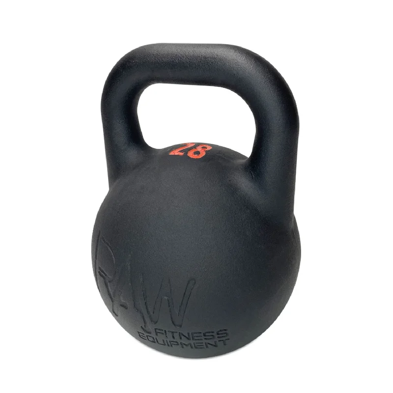 Kettlebell strong cast iron-Kettlebell Competition Premium Black - 28KG