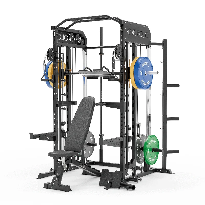 Multi-station home gym with leg curl station-M7 Home Gym Package