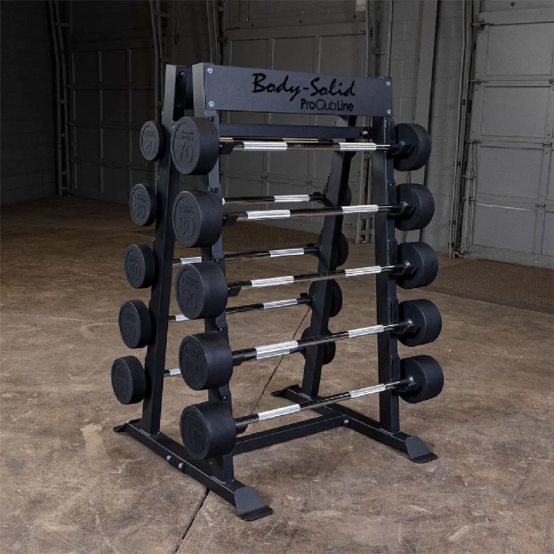 Barbell with max capacity-Pro ClubLine Fixed Weight Barbell Rack